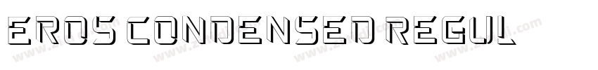 Eros Condensed Regul字体转换